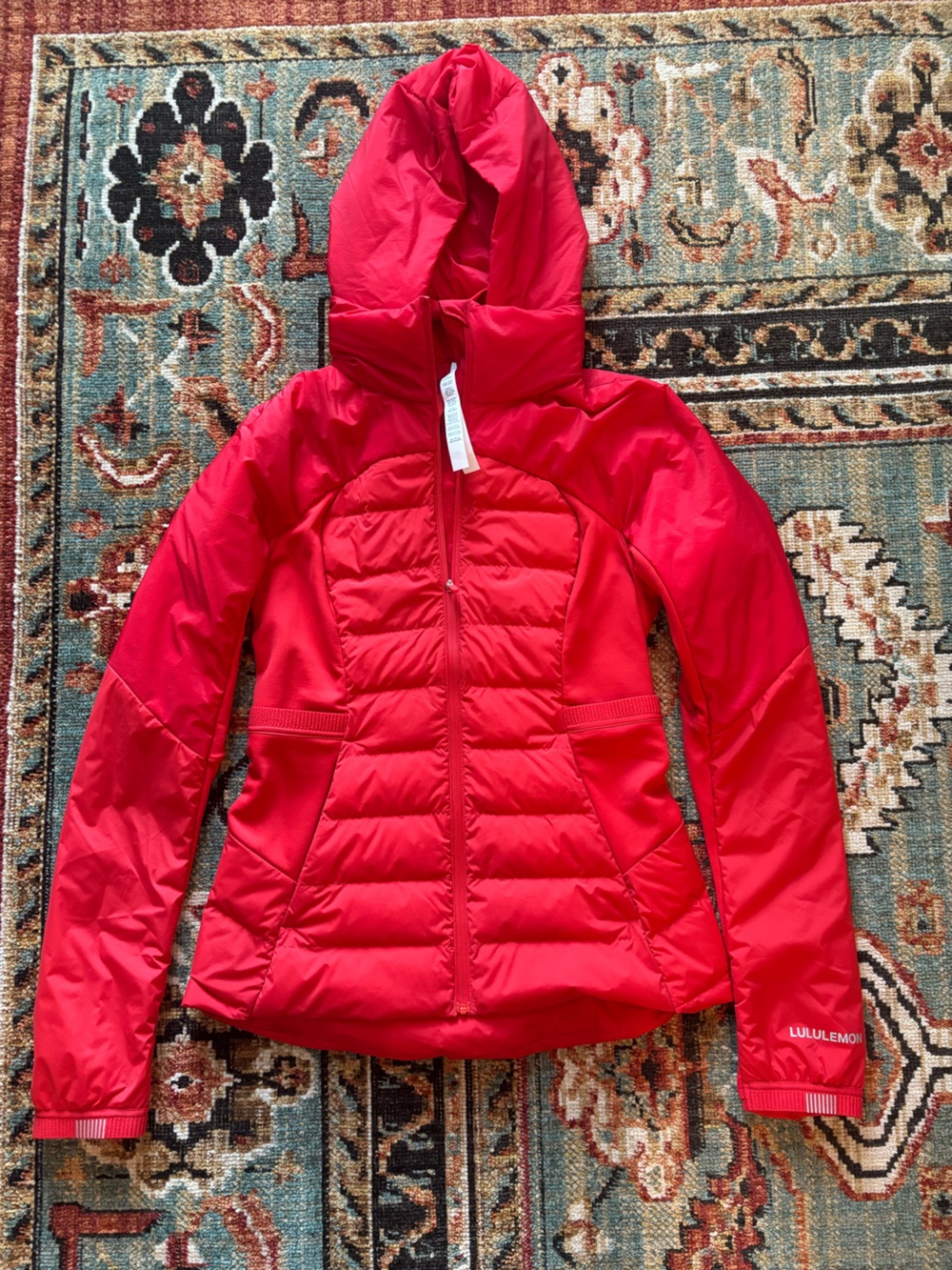 Lululemon Women’s Down for It All Jacket - Size 6, Grenadine Red